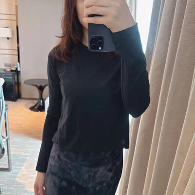 lululemon瑜伽长袖T恤