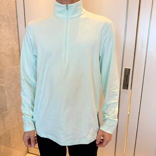 Lululemon soft jersey 男士半拉链针织衫