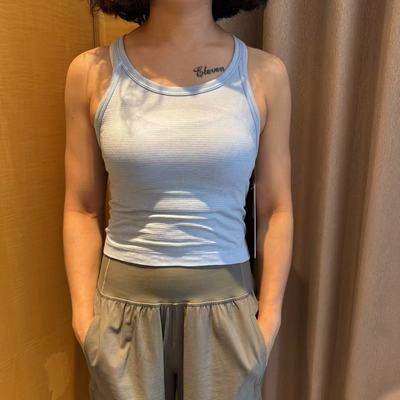 lululemon swiftly tech 女士短款工字运动背心2.0