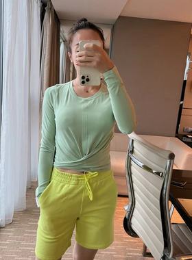 lululemon time to restore LS nulu 套头系带长袖 裸感面料