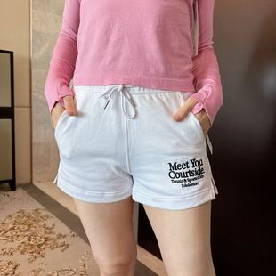 lululemon french terry cotton 女士运动棉质毛圈布短裤3''