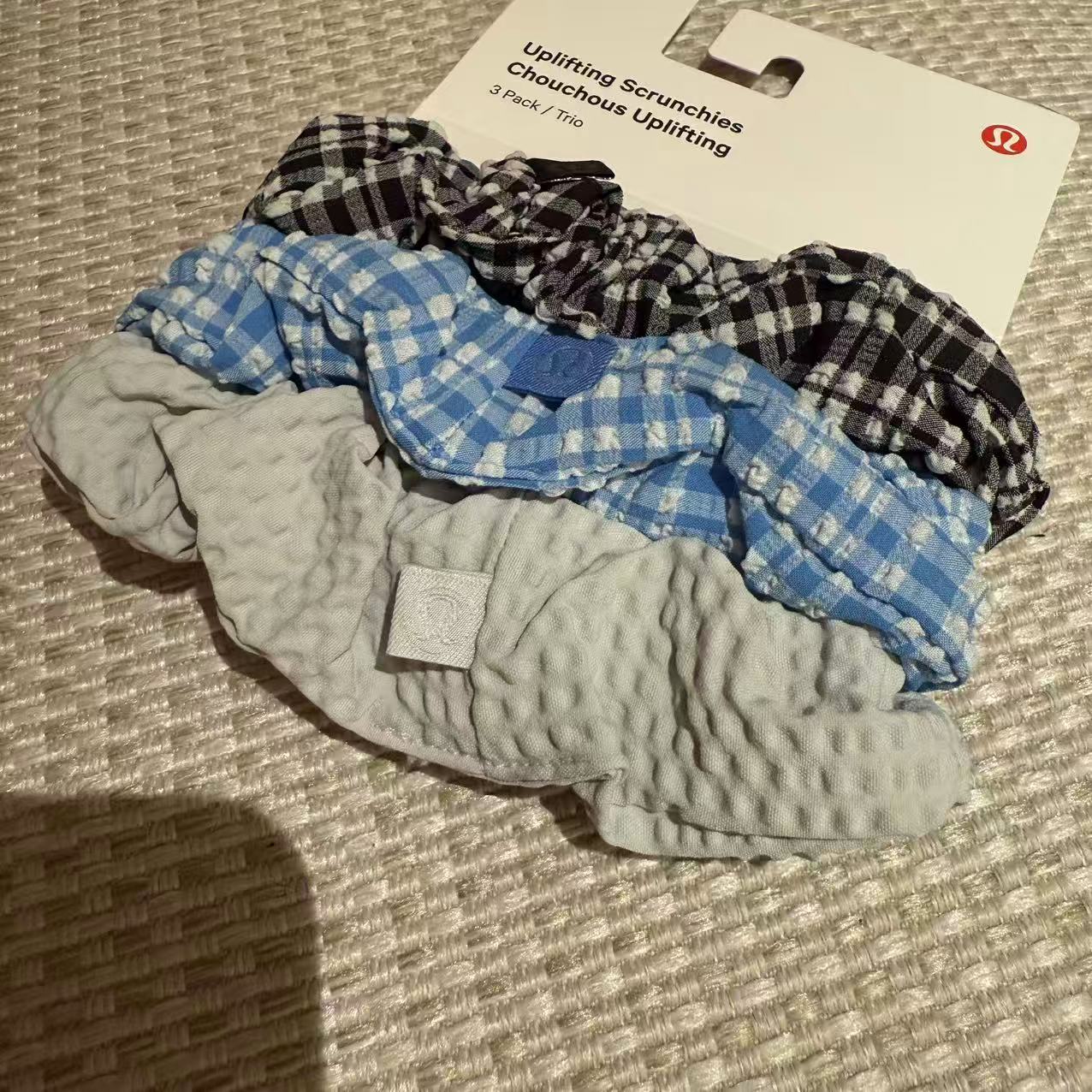lululemon蝴蝶结发圈三色