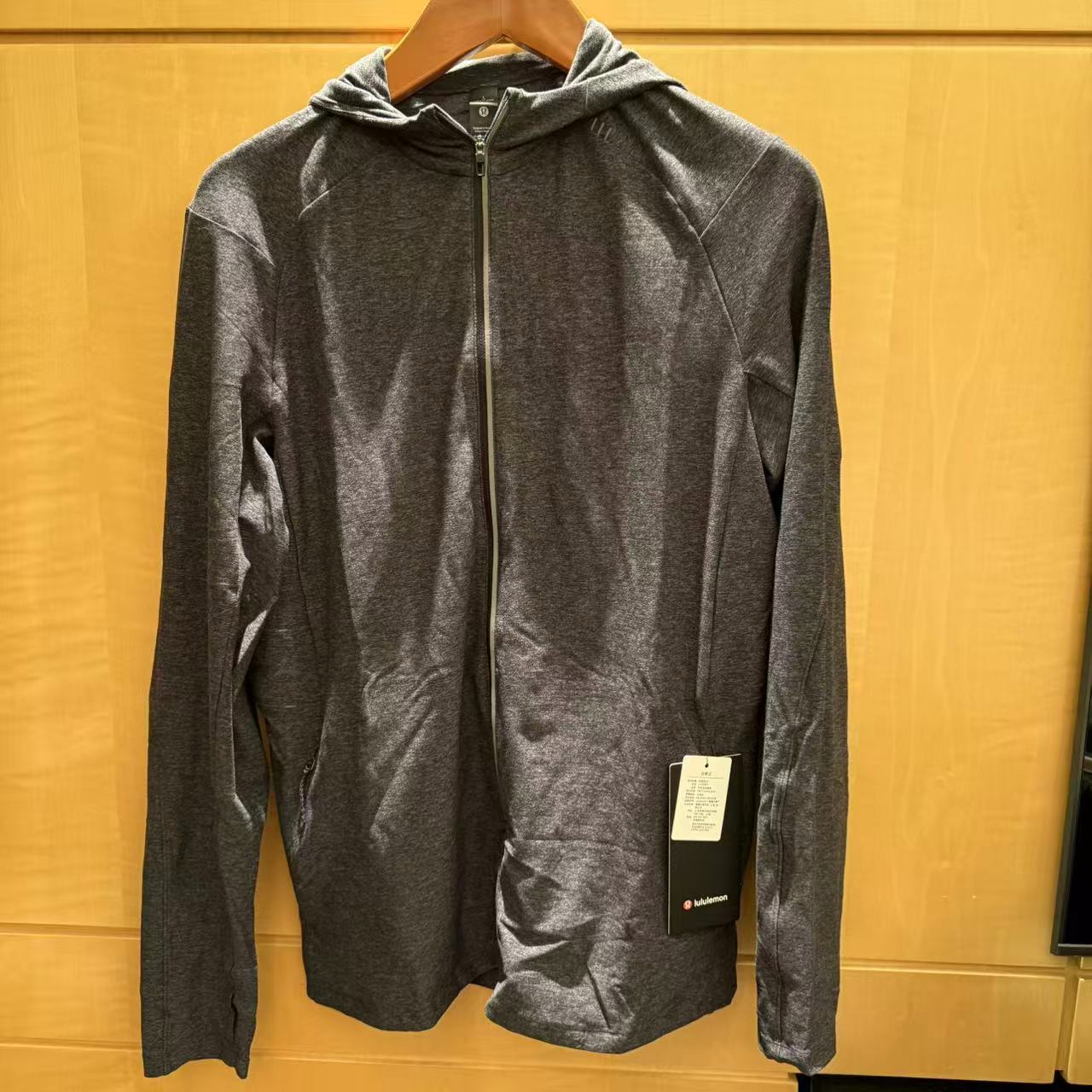 lululemon surge warm 男士运动拉链连帽衫