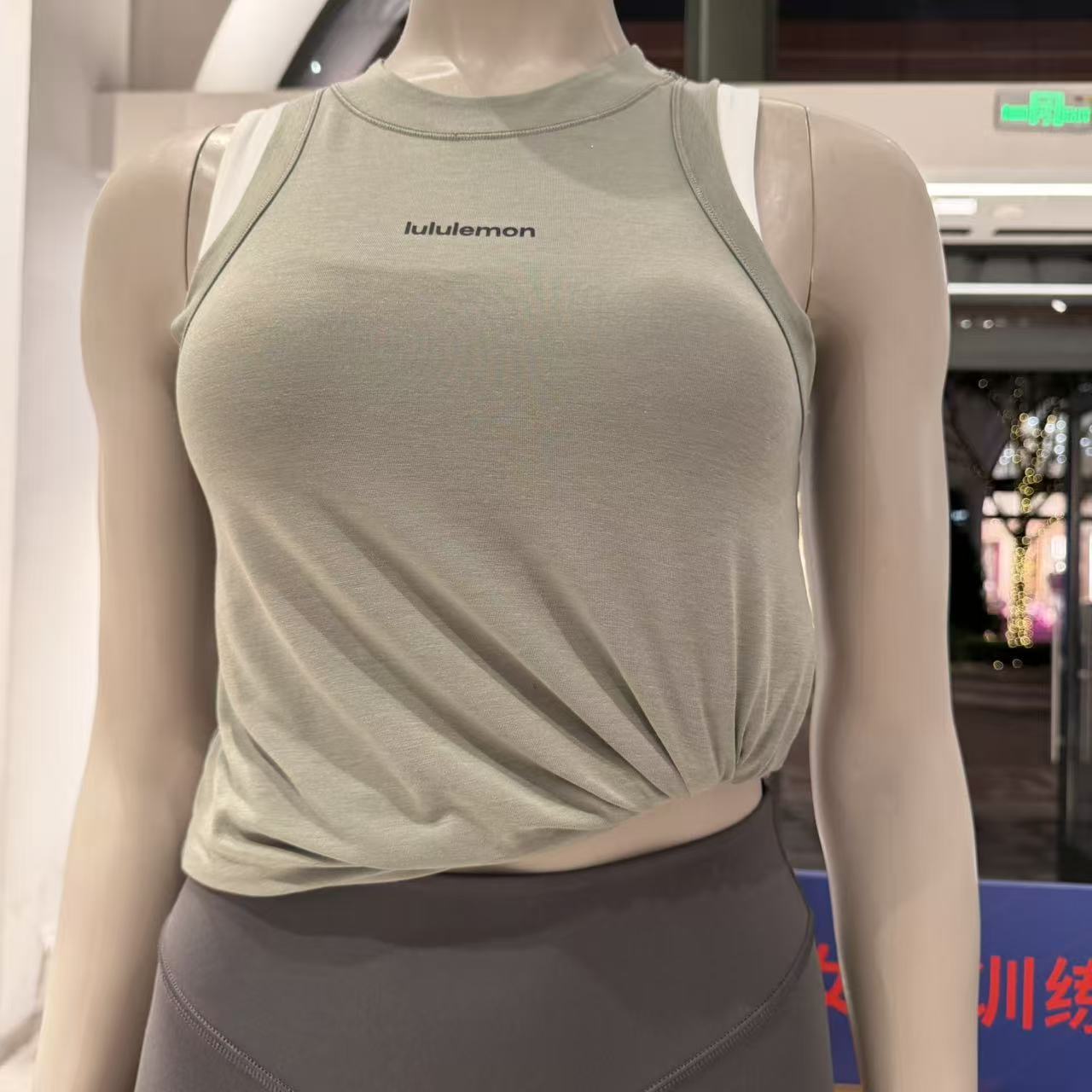 lululemon jersey training muscle tank*long 女士运动背心图片