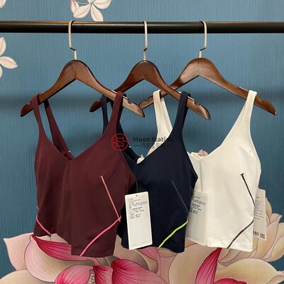 女士运动背心含胸垫