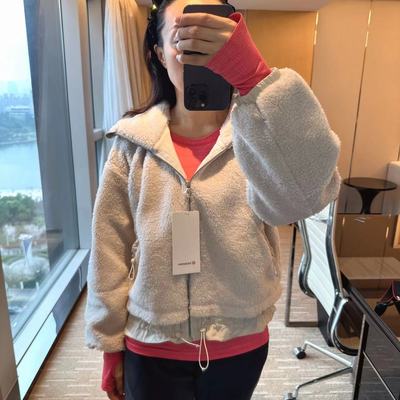 lululemon textured fleece cinchable full zip 女士拉绒外套