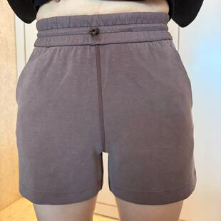 lululemon Softstreme hr short 4'' 女士短裤 高腰4寸内长