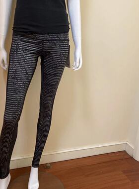 lululemon wunder under pant  roll down 侧面网纱长裤