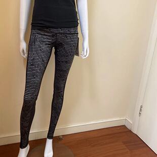 lululemon wunder under pant  roll down 侧面网纱长裤