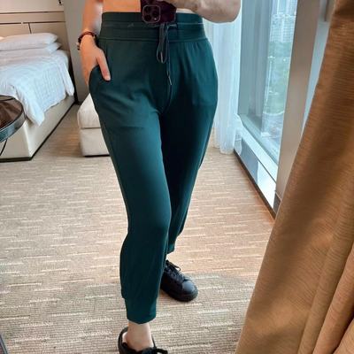 休闲8分裤弹力lululemon