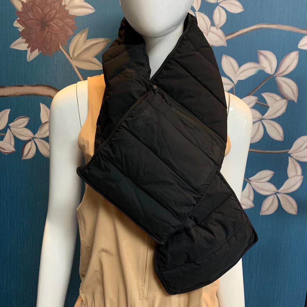 鹅绒保暖围巾男女同款