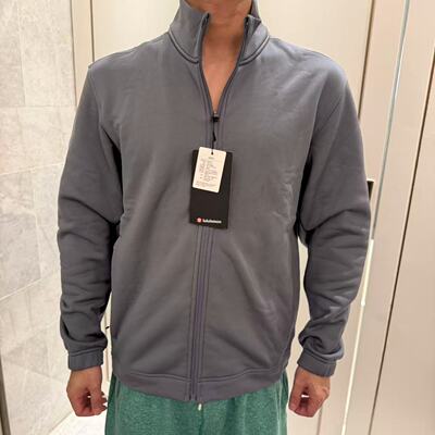 lululemon zeroed in 男士运动夹克*抓绒