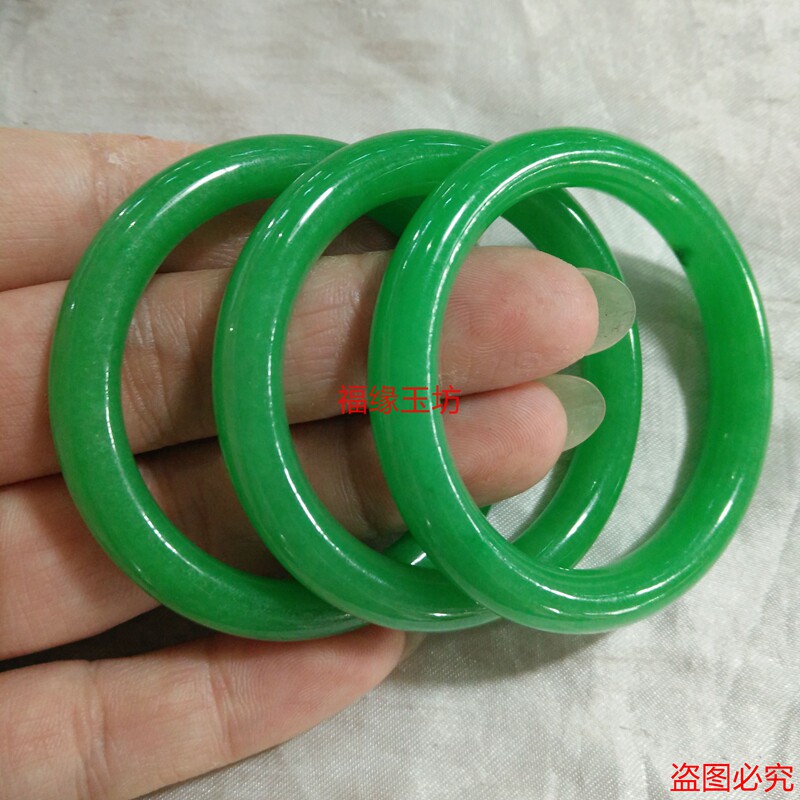 翡翠幸运玉环 大圆圈手编手链腰链吊坠绳玉石耳环耳坠包邮