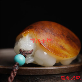 精品仿新疆和田玉籽料原石仿古龙龟挂件手把件男款吊坠饰阿富汗玉