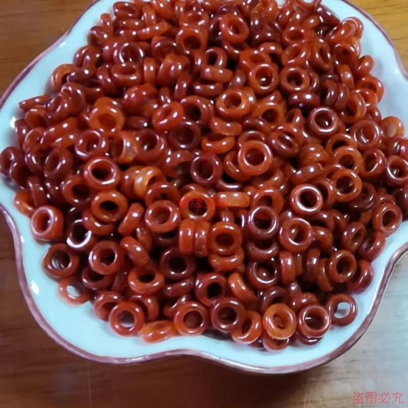 精品红翡色散珠大孔跑环手串项链服装配件绳艺挂件DIY吊坠配饰,珠宝/钻石/翡翠,其他,淘宝优惠券,粉丝福利购,淘宝优惠卷