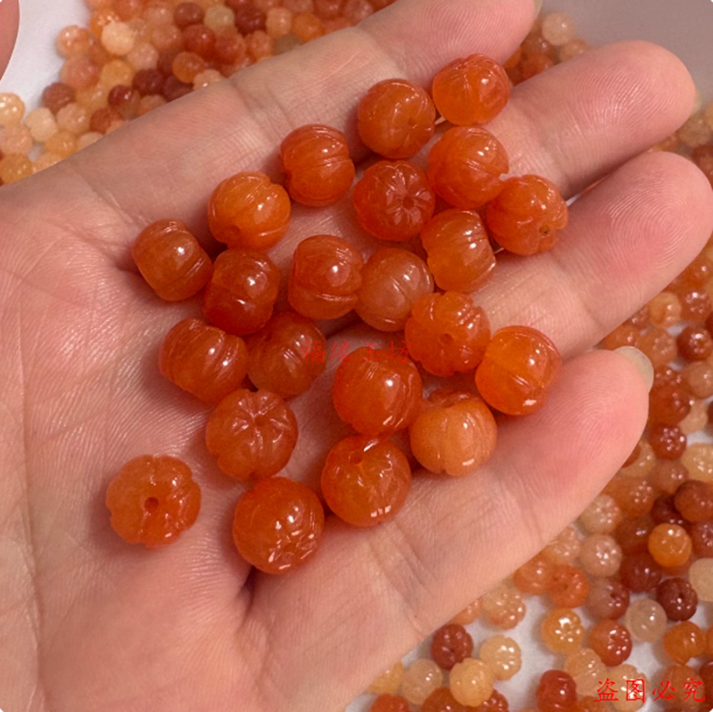 金丝玉南瓜散珠diy手链项链珠串隔珠饰品配件南瓜珠精品高级感,饰品/流行首饰/时尚饰品新,其他DIY饰品配件,淘宝优惠券,粉丝福利购,淘宝优惠卷