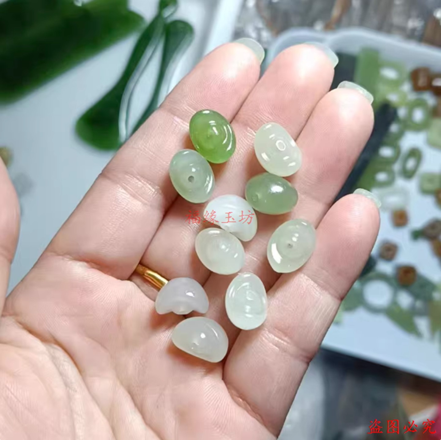 和田玉迷你小元宝玉石小滴流DIY配饰手链手机挂包挂配件挂饰,珠宝/钻石/翡翠,其他,淘宝优惠券,粉丝福利购,淘宝优惠卷