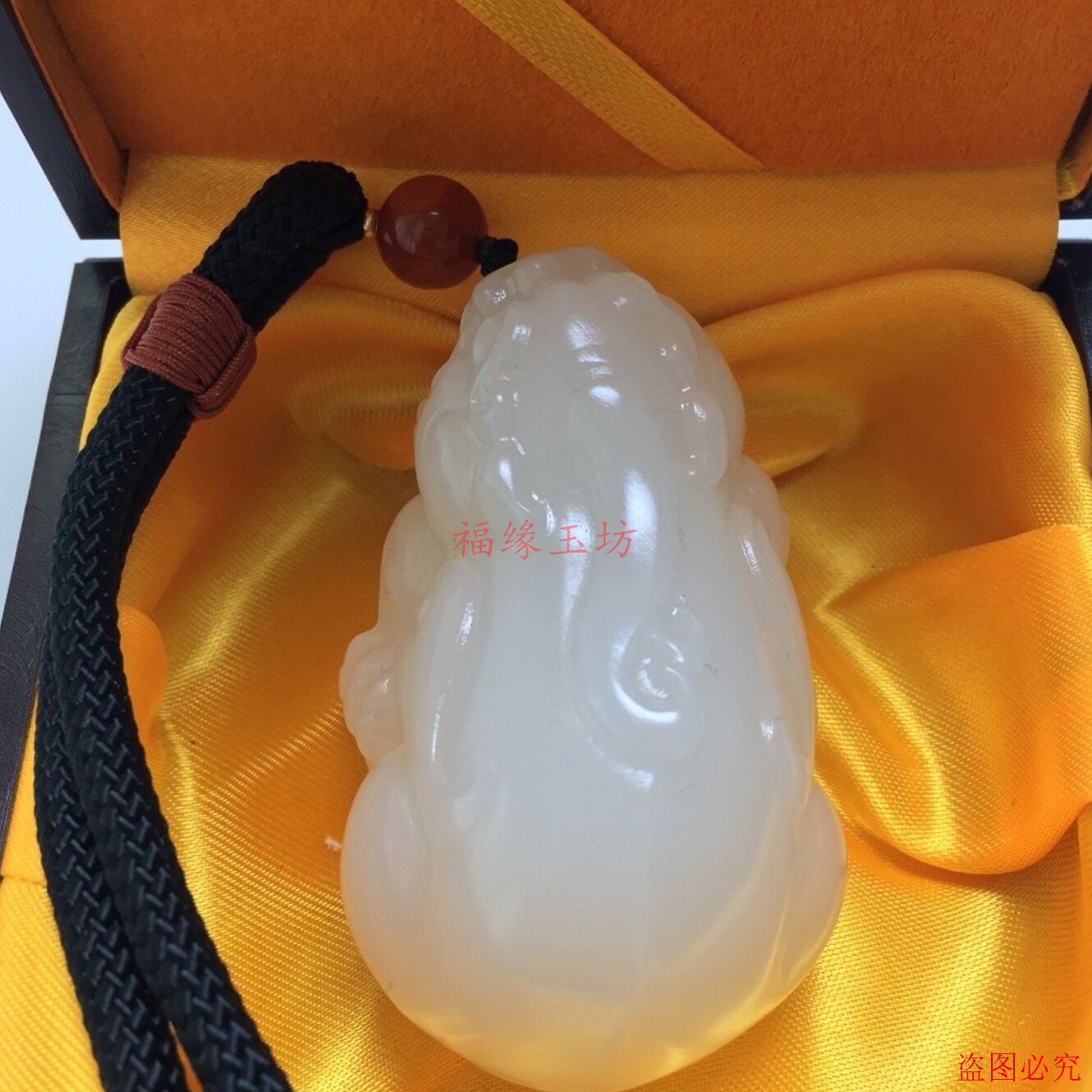 羊脂白玉招财貔貅手把件把玩摆件高档貔貅玉石把件摆件手饰