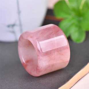 男款玉石扳指精品金丝玉指环男生尾戒大圈口大拇指中国风复古宽面