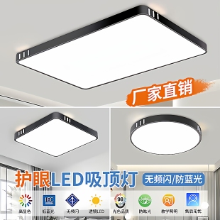 2026年新款 长方形客厅灯智能护眼LED吸顶灯家用房间卧室灯具大全