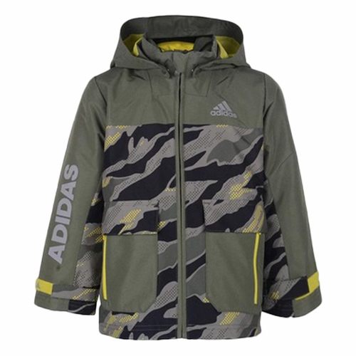 Adidas/阿迪达斯正品冬季新款 小童休闲运动保暖棉服DM7131