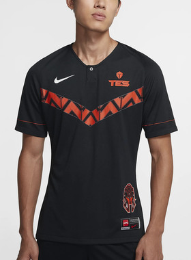 Nike/耐克正品春季新款X LPL战队TES男子比赛运动T恤CV9631