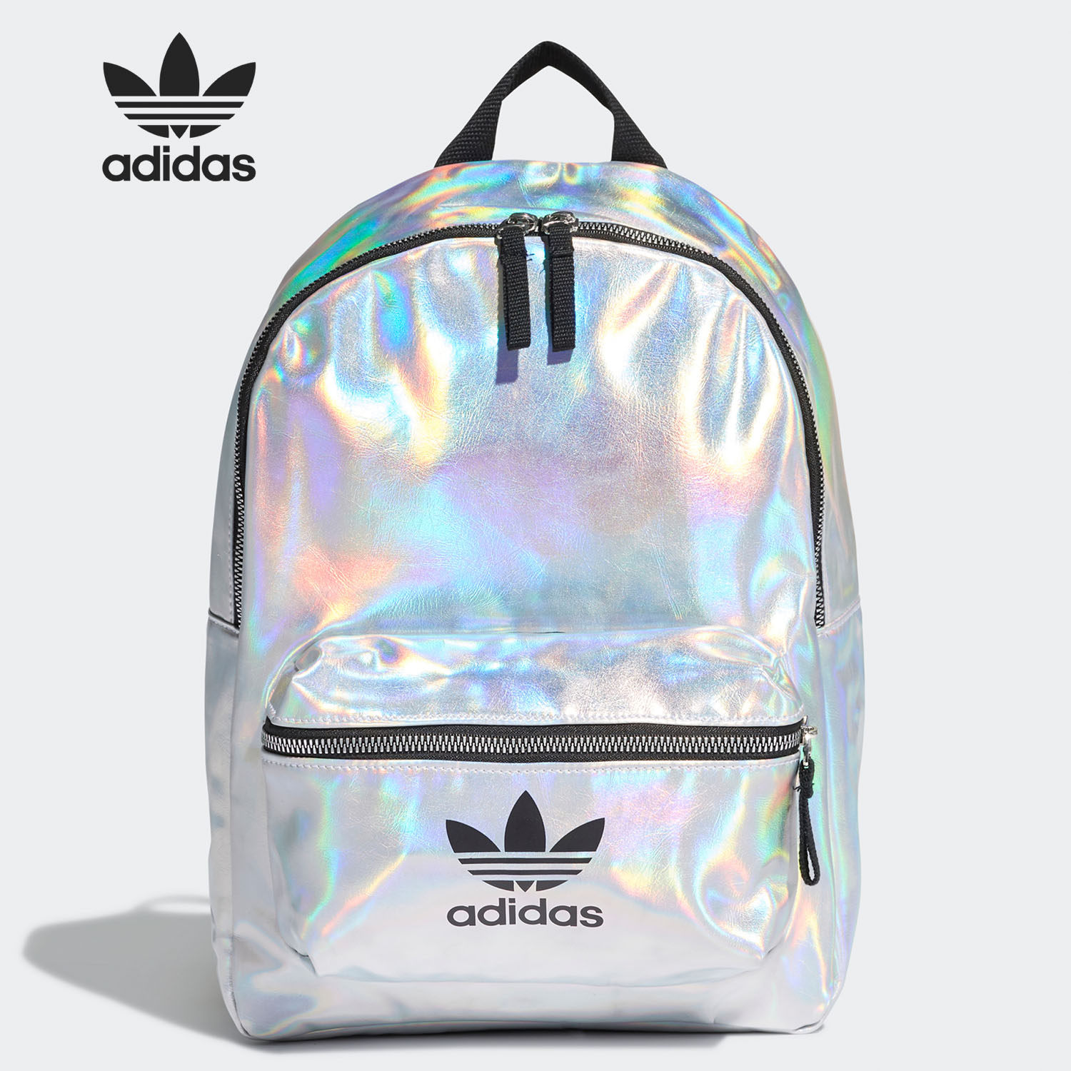 Adidas/阿迪达斯正品夏季新款三叶草女子镭射背包挎包 FL9631