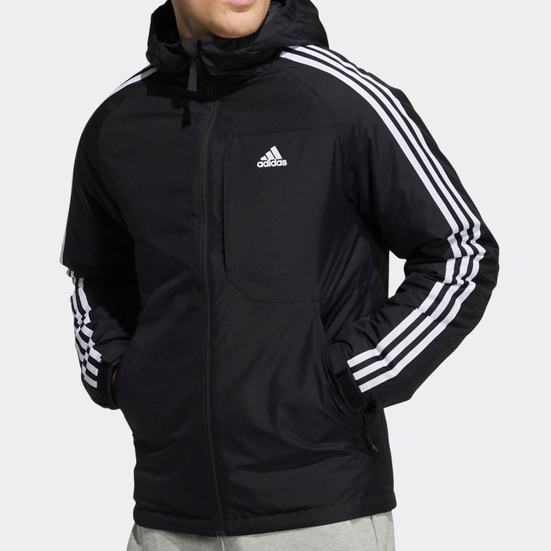 阿迪达斯男冬运动鸭绒羽绒服