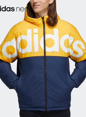 Adidas/阿迪达斯正品Neo 男子双面穿保暖羽绒服H45285