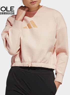 Adidas/阿迪达斯正品春季新款女子休闲运动套头卫衣 H55251