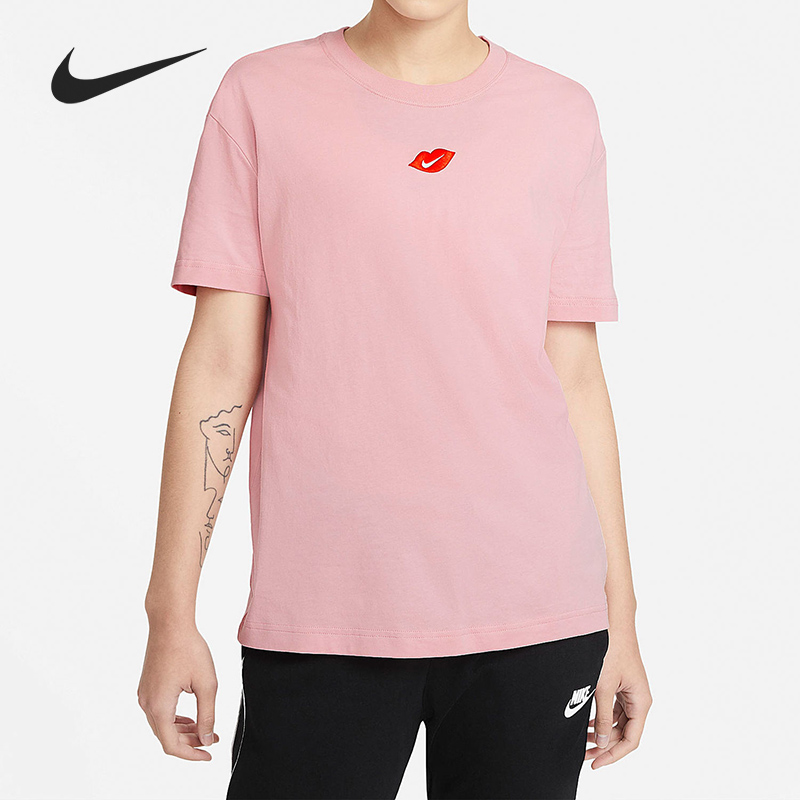 耐克女子刺绣运动短袖T恤