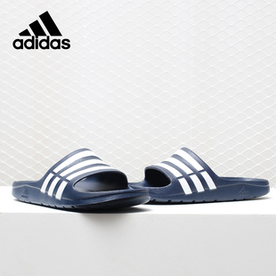 Adidas/阿迪达斯正品Duramo Slide户外轻便沙滩男女凉拖鞋 G15892