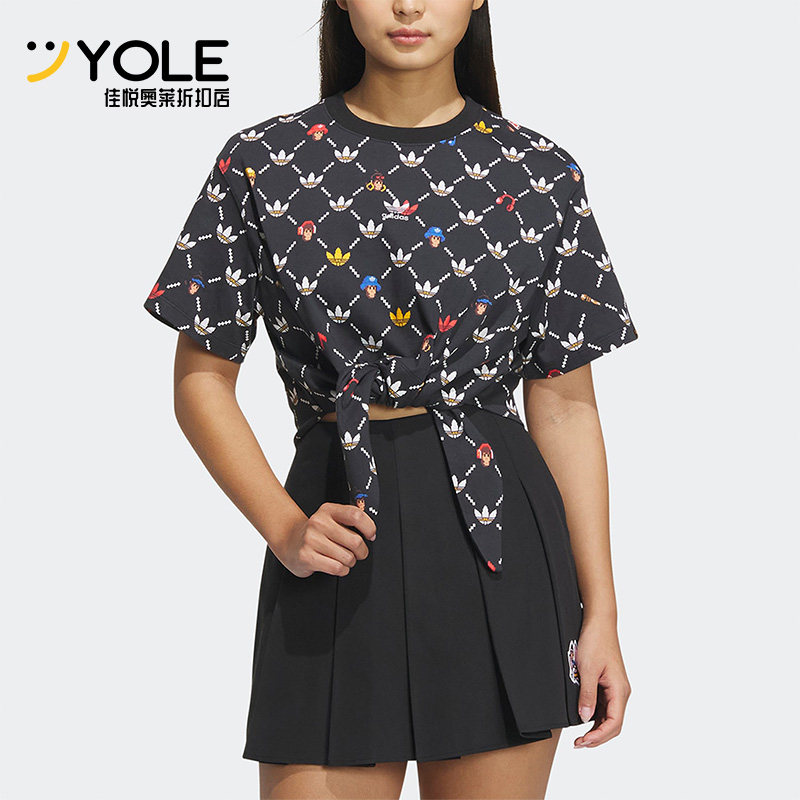 阿迪达斯正品女子短袖T恤