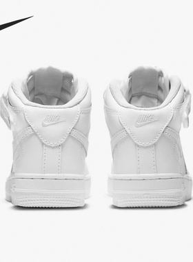 Nike/耐克正品新款 FORCE 1 MID 儿童魔术贴休闲运动鞋314196
