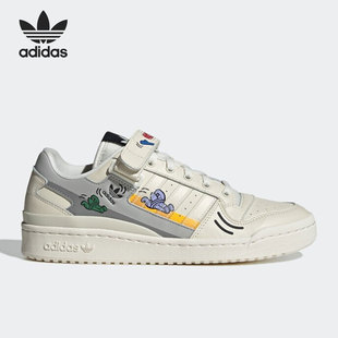 Adidas 阿迪达斯正品 三叶草FORUM GX2181 LOW男女运动板鞋