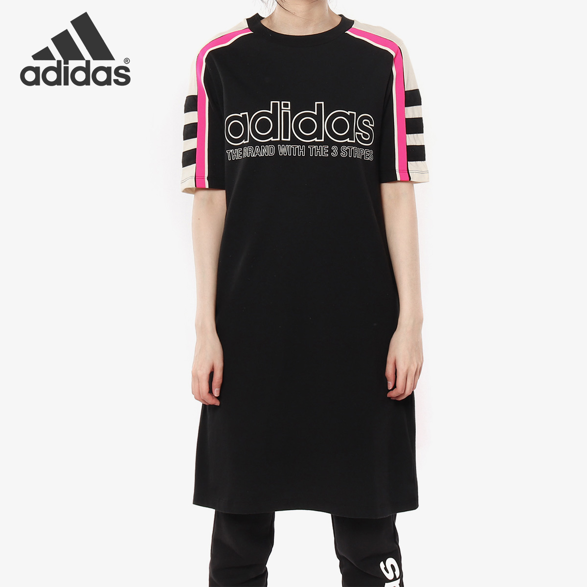 Adidas/阿迪达斯女子正品运动连衣裙清仓特价 DH4190