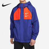 Nike 455 连帽拼接双钩男子运动休闲夹克DD1089 耐克正品 时尚