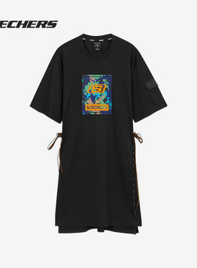 Skechers/斯凯奇女子正品运动休闲连衣裙清仓特价L121W030-002K