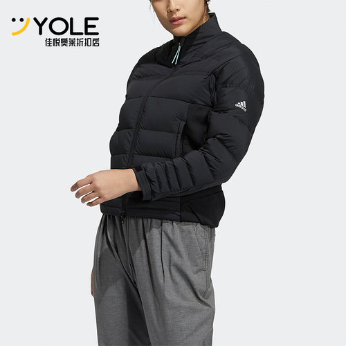 Adidas/阿迪达斯正品DOWN JKT女子高尔夫运动短款羽绒服GT3368