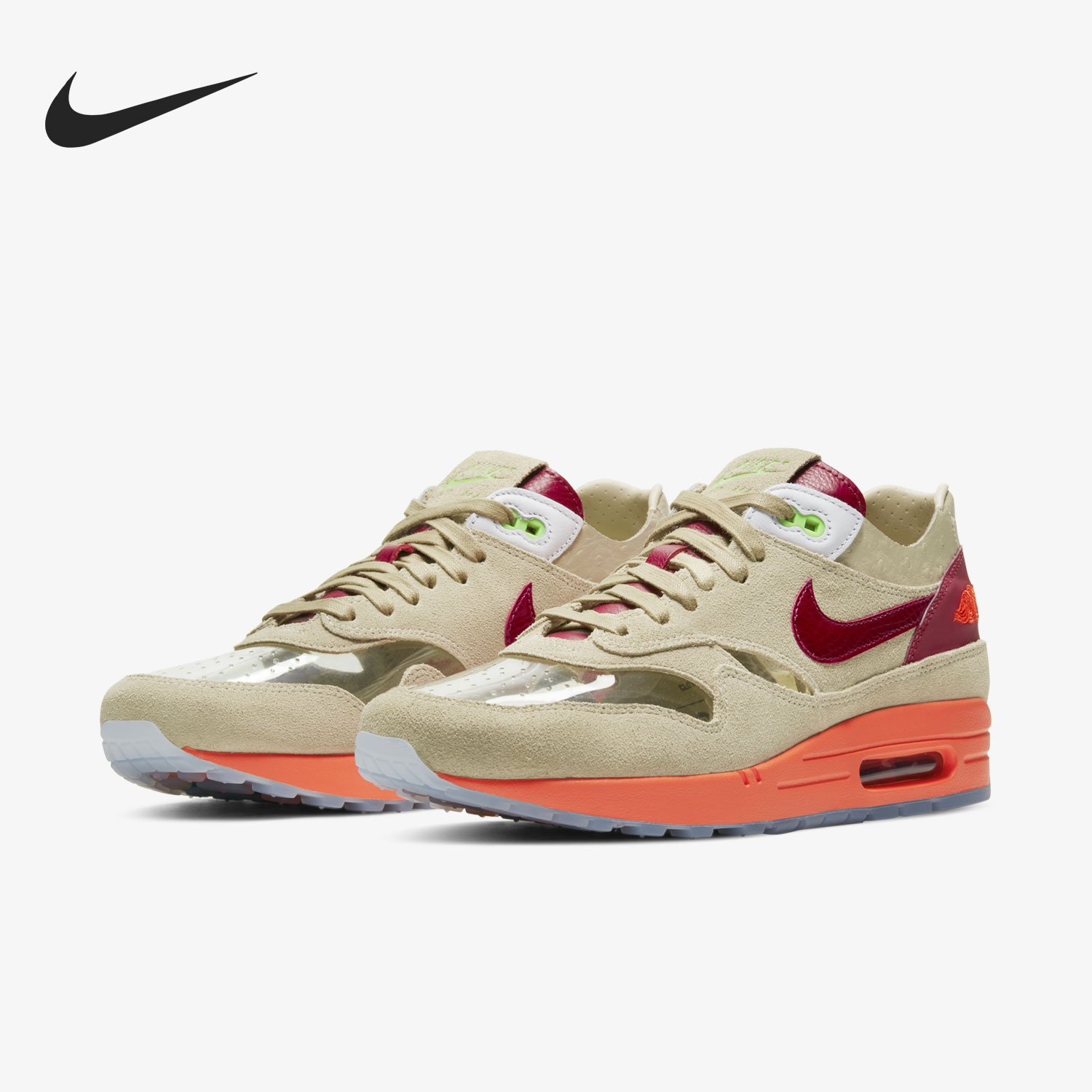 Nike/耐克正品CLOT AIR MAX 1死亡之吻男女休闲运动鞋DD1870-100