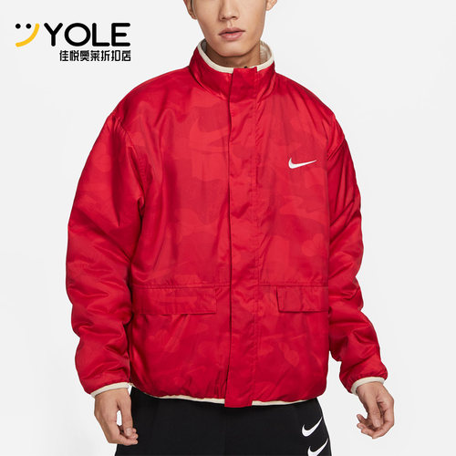 耐克年男子休闲运动双面穿夹克