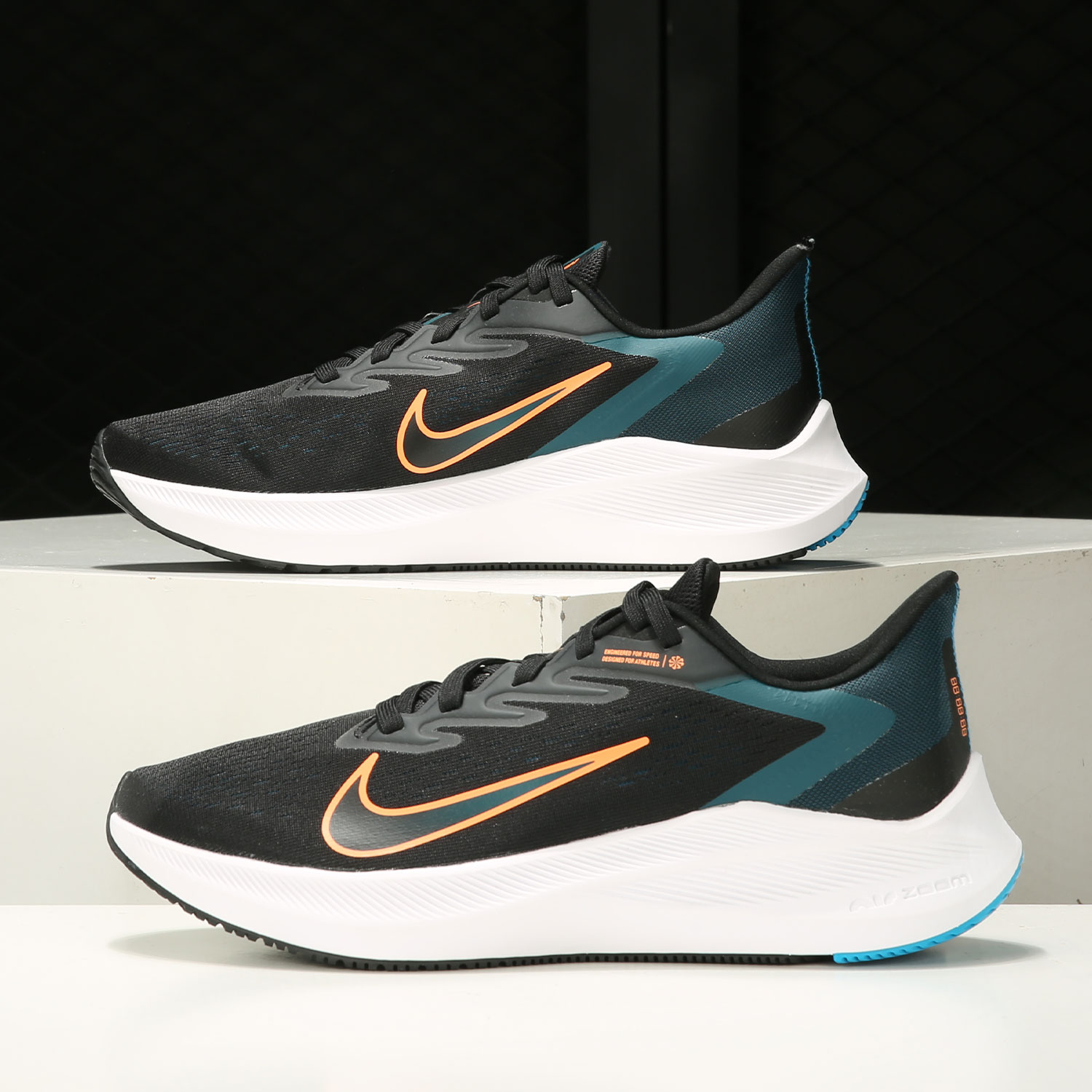 Nike/耐克正品 ZOOM WINFLO 7男子缓震跑步运动鞋 CJ0291-013