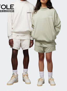 Adidas/阿迪达斯正品三叶草男女简约时尚印花运动休闲卫衣IA3436