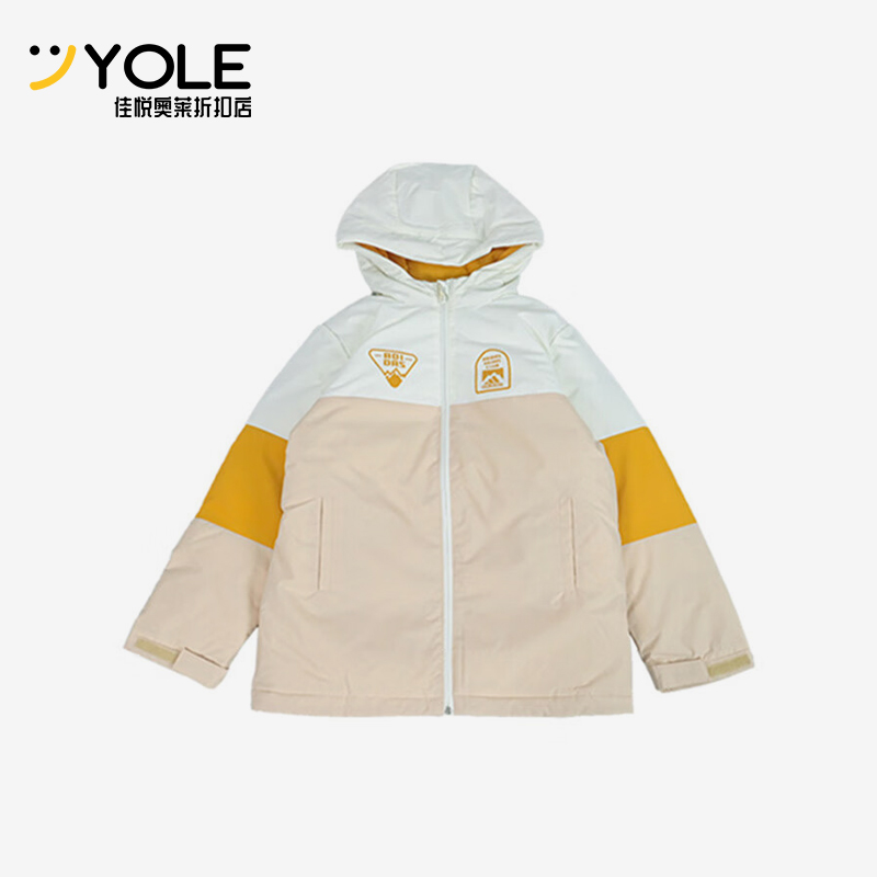 阿迪达斯正品大童保暖羽绒服