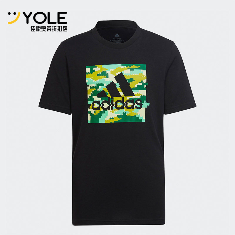 阿迪达斯正品大童短袖T恤