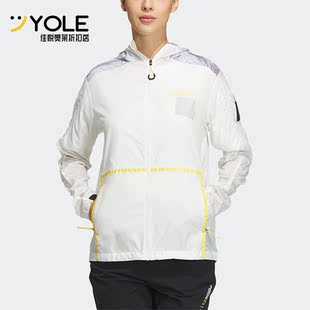 NATGEO Adidas 阿迪达斯正品 运动夹克HY4692 女子防晒UPF50