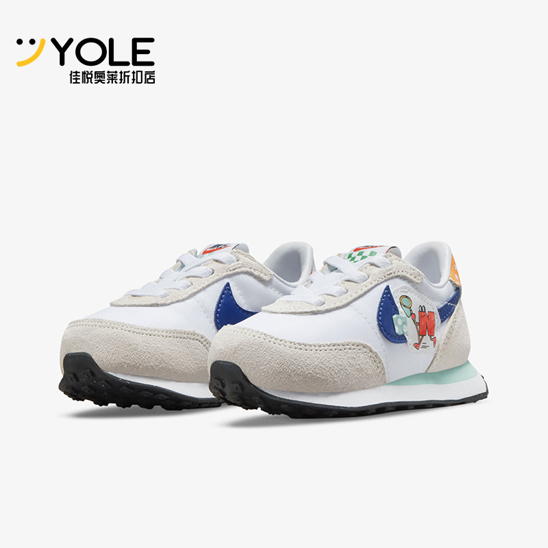 耐克夏季低帮系带小童运动休闲鞋