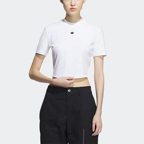 Adidas/阿迪达斯正品三叶草春夏新款女子运动短袖T恤IP1787