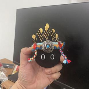 蔚来nomi帽子帅气的印第安人酋长机器人装饰品配件摆件纯手工羽毛