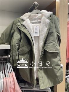 澳洲 seed 童装 女童 军绿色 墨绿色 加绒 外套 纯棉 冬装现货